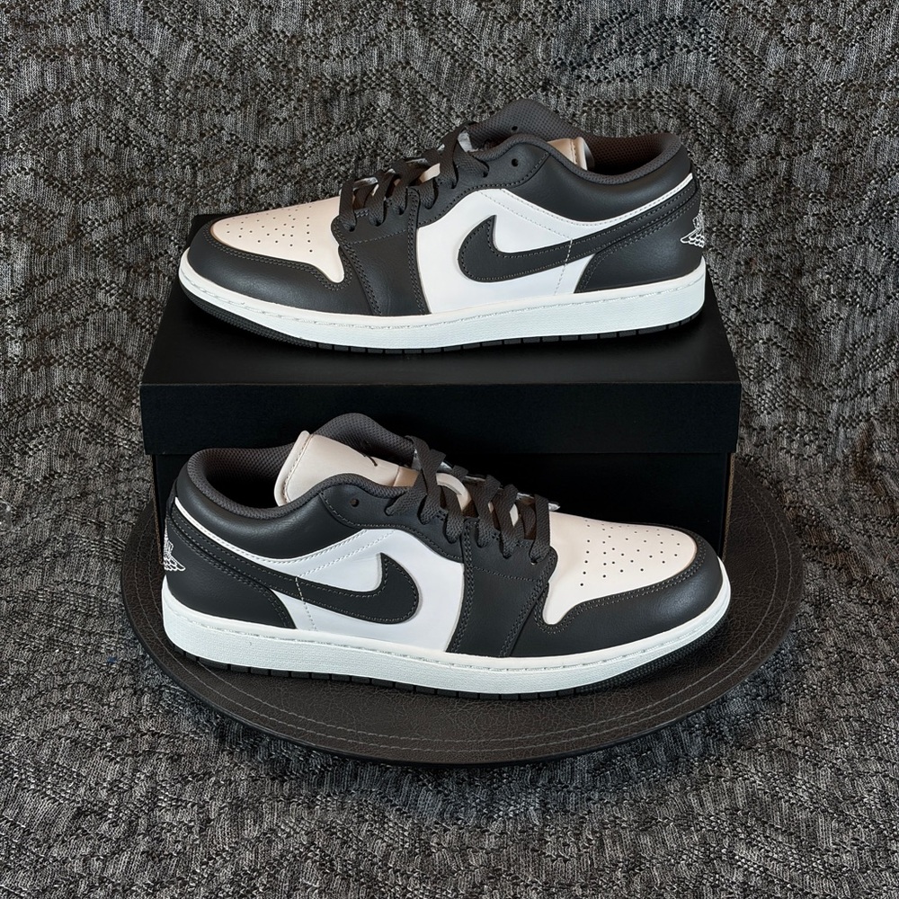 Nike Air Jordan 1 Low Sneakers Men's 12.5 Iron Grey / Summit White